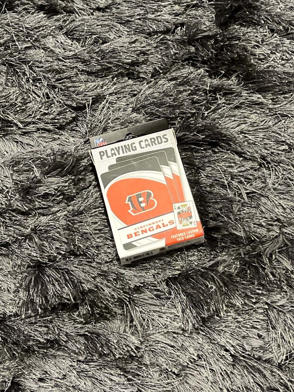 NFL Cincinnati Bengals Playing Cards with Custom Face Cards
